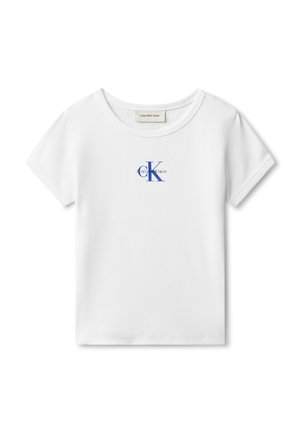 Calvin Klein Jeans, MONOLOGO TEE - T-shirt con stampa - bright white