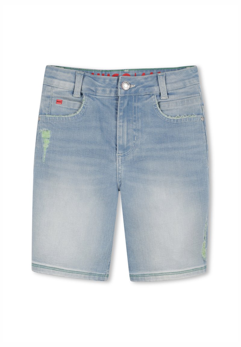 HUGO Kids Jeansshort blauw HUGO Kids Jeansshort blauw