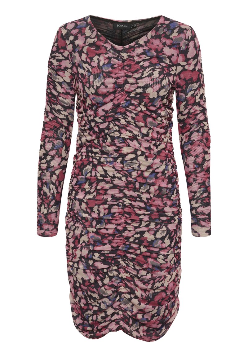 Soaked in Luxury Gebreide jurk donkerroze