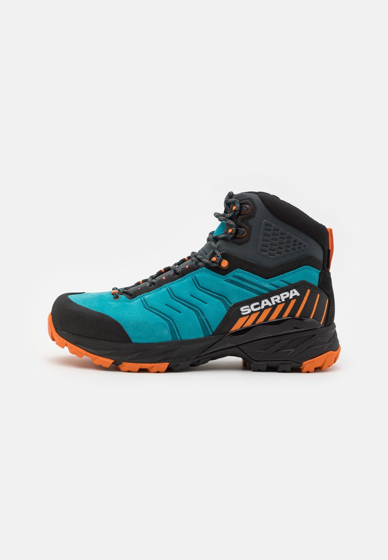 Scarpa RUSH TRK GTX - Sapatos de caminhada - pagoda blue/mango