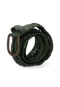 VENEZIA Gevlochten riem - green