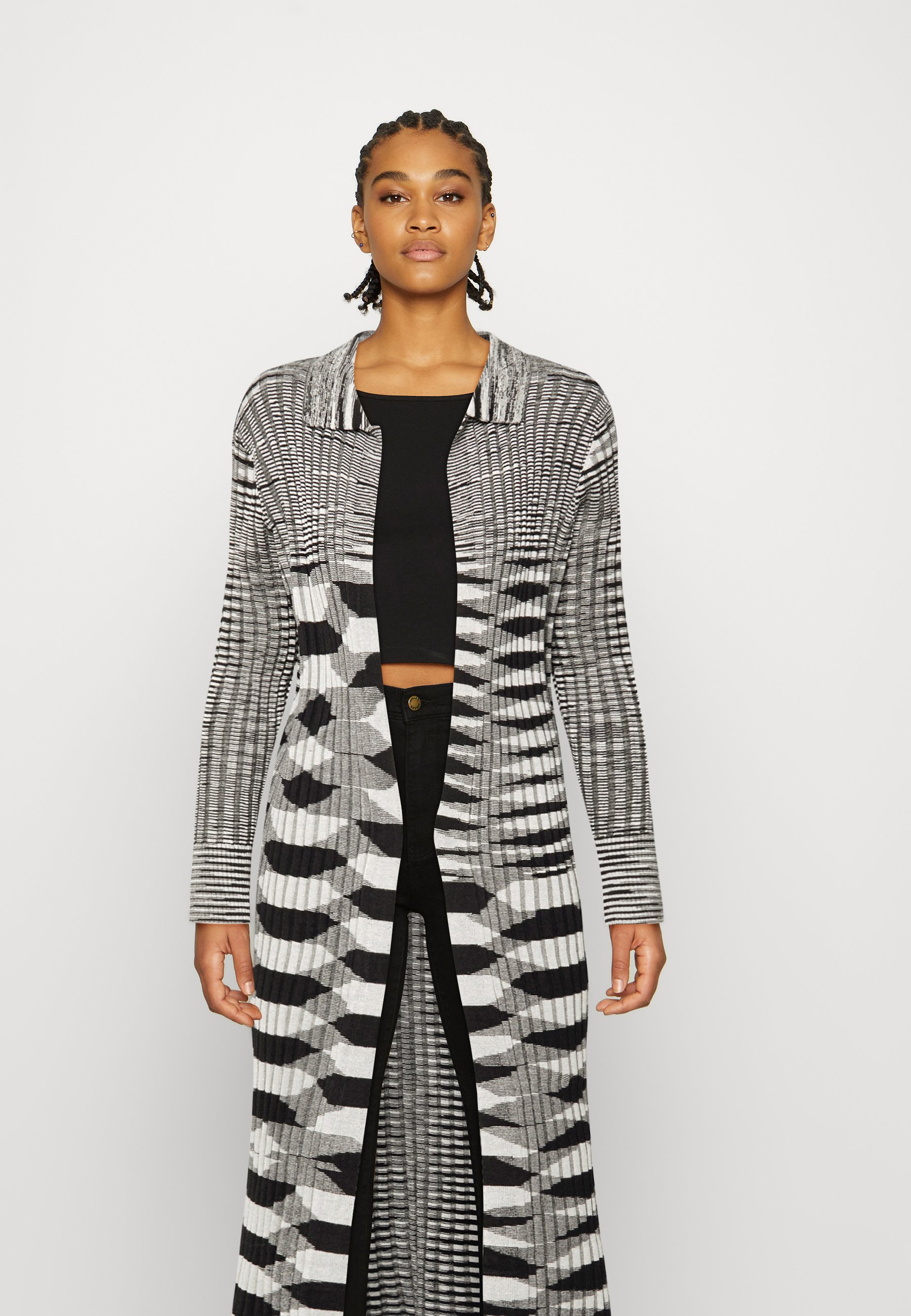 longline cotton cardigan