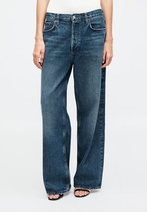 Agolde LOW SLUNG - Wide Leg - blue denim