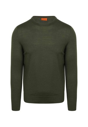 Strickpullover - groen donkergroen