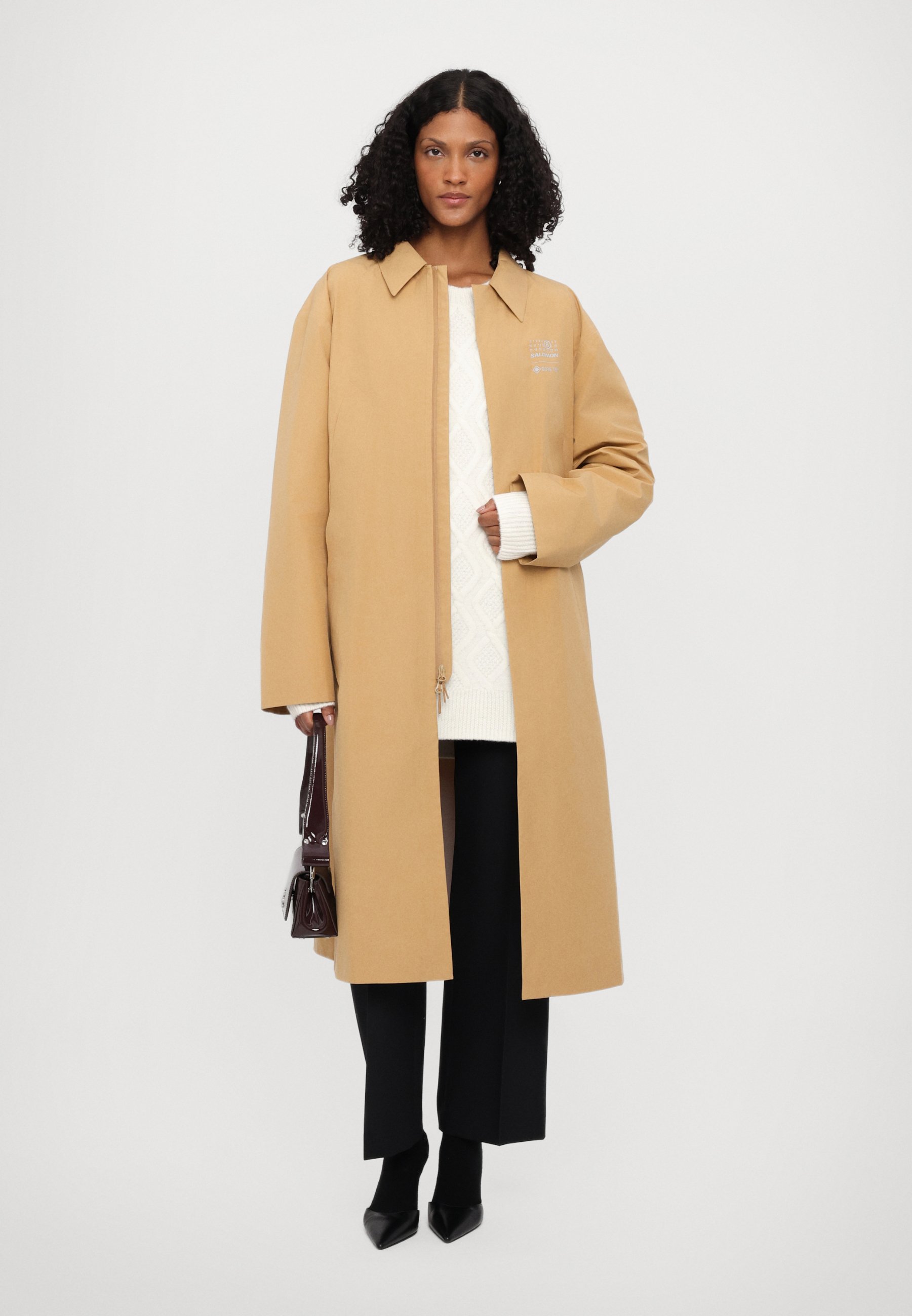 MM6 Maison Margiela SALOMON - Trenchcoat - iced coffee/camel