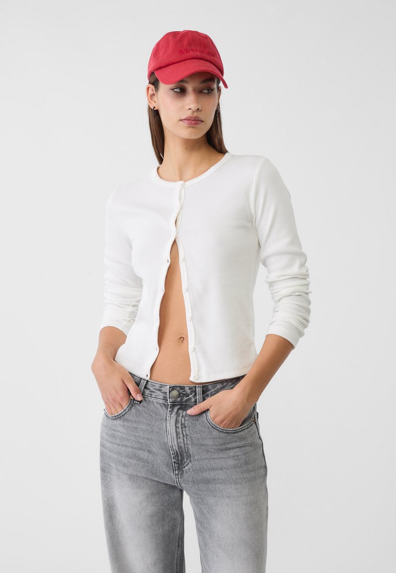 Stradivarius LONG SLEEVE - Kofta - beige