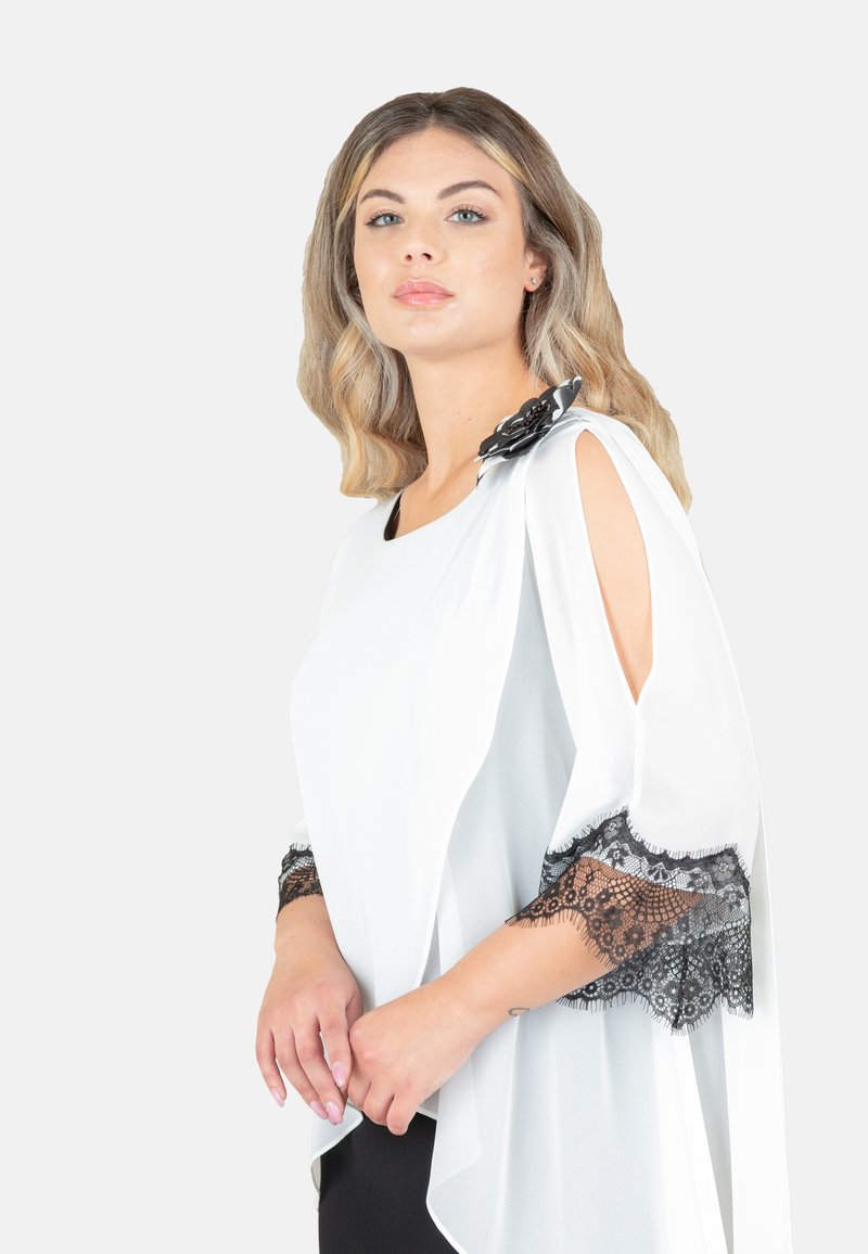Damen Freizeitkleider | Bianca Brandi My Size Cocktailkleid/festliches Kleid black&white/schwarz - KR32330 Damen Freizeitkleider | Bianca Brandi My Size Cocktailkleid/festliches Kleid black&white/schwarz - KR32330