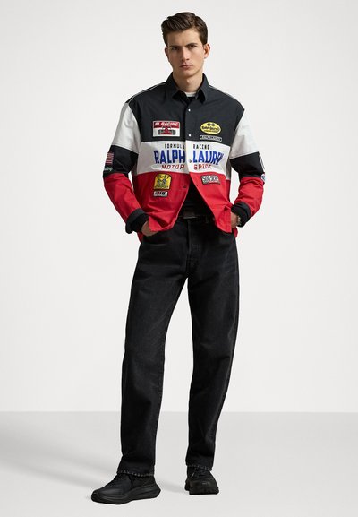Polo Ralph Lauren RACING OVERSHIRT - Lett jakke - black
