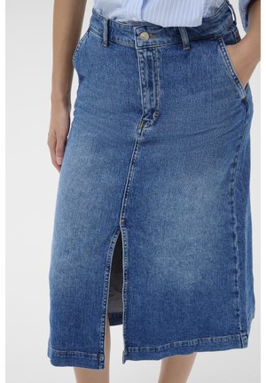 A-snit nederdel - blue denim