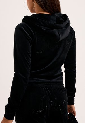 Juicy Couture, Felpa con zip - black