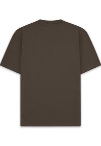 Dropsize SUPER HEAVY BLANK  - Camiseta básica - chocolatebrown