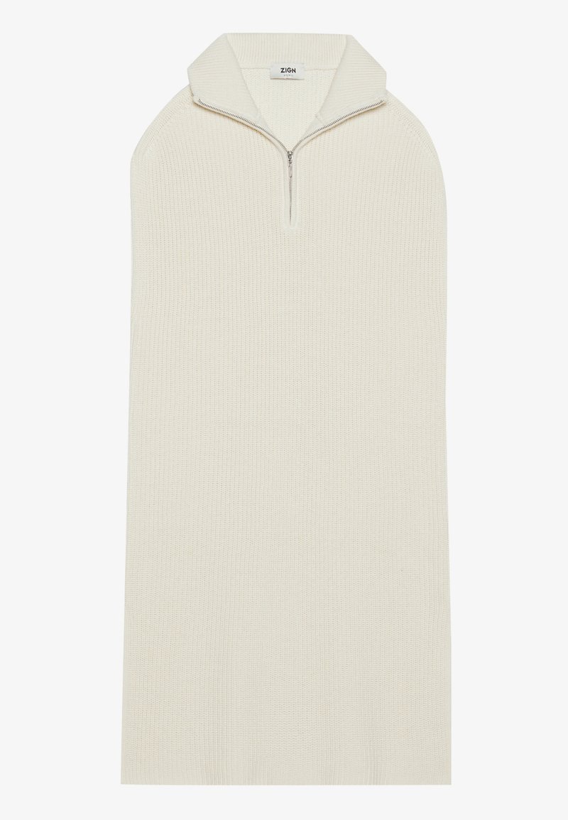Zign Studio Gebreide jurk beige Zign Studio Gebreide jurk beige