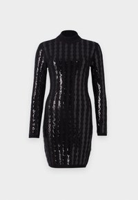 SEQUIN CABLE BAIL - Neulemekko - jet black