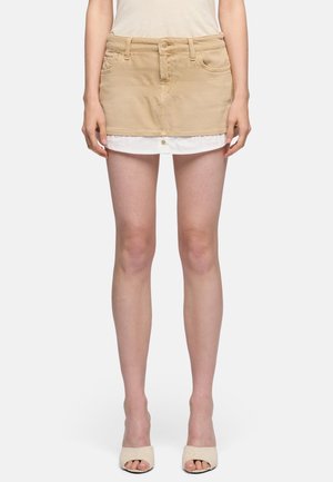 A-snit nederdel - beige