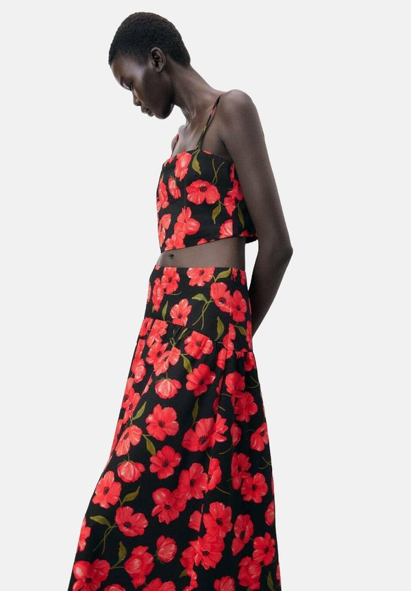 FLORAL-PRINT FLARED  - A-line skirt3