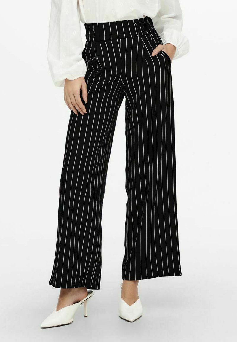 JDY JDYGEGGO LIFE  NEW LONG NOOS - Tygbyxor - black