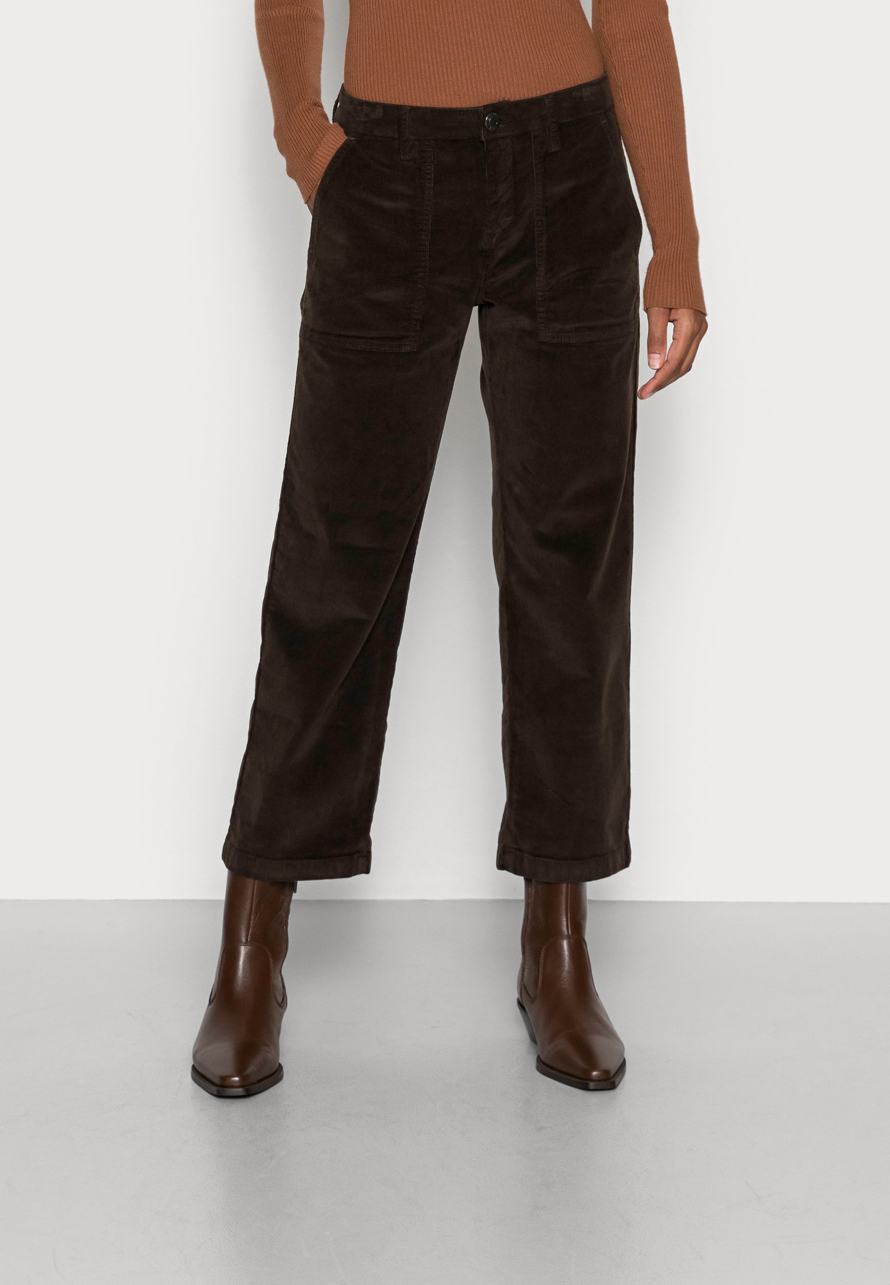 Opus MELVIN - Stoffhose - truffle/braun - Zalando.de