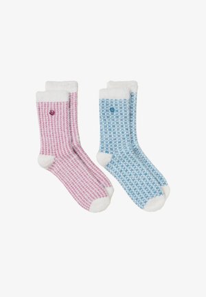 FatFace, 2 PAIRS OF FLUFFY SOCKS - Sokid - blue