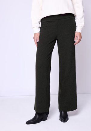 HERRINGBONE WIDE  - Broek - schwarz