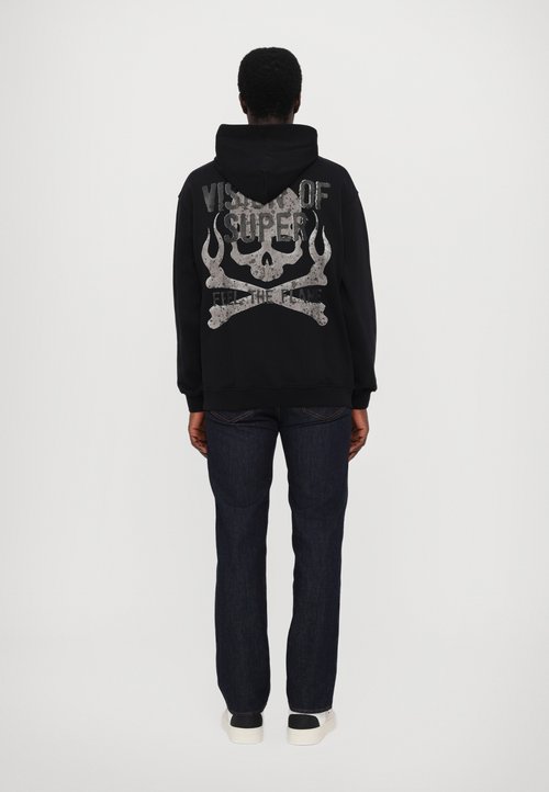 Calvin Klein Abbigliamento Uomo Felpe senza zip Nero XL Maniche Lunghe Con Cappu