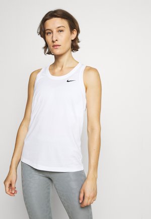 RACEBACK TANK - T-Shirt sport - white/black
