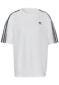 adidas Originals OVERSIZED ADICOLOR RELAXED - Apdrukāts T-krekls - white