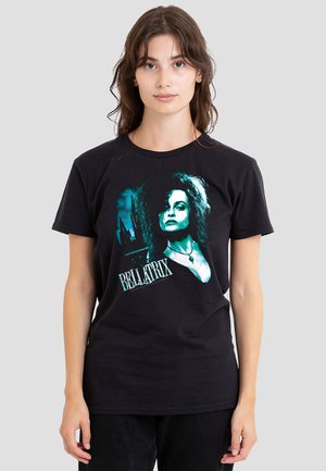 Cotton Soul, HARRY POTTER BELLATRIX CLOSEUP - T-Shirt print - black