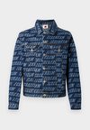 REPEAT LOGO TRUCKER JACKET - Denim jacket - indigo