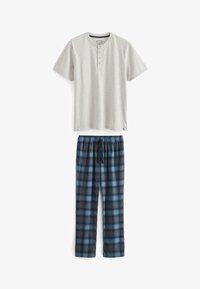 Geselecteerd, grey blue check