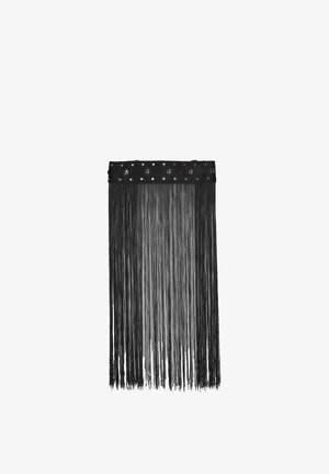 Stradivarius, FRINGE BELT - Ceinture - black