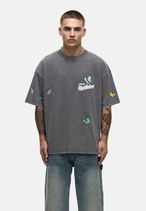 Good For Nothing T-shirt print - grey