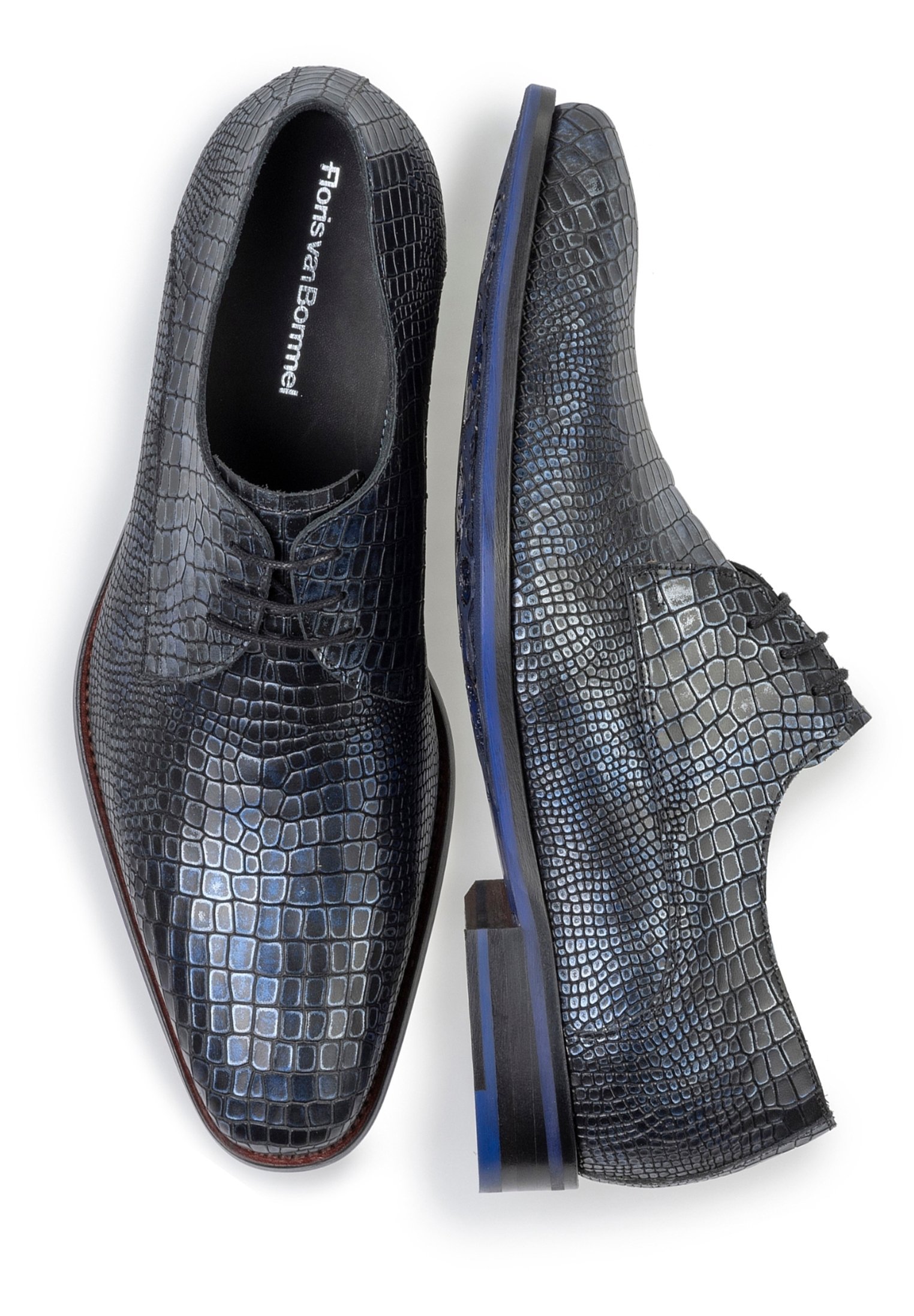 Floris van Bommel Veterschoenen - darkblue/donkerblauw - Zalando.nl