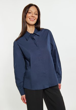 Button-down blouse - marine