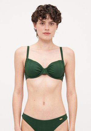 WIRE  - Bikini top - dark green