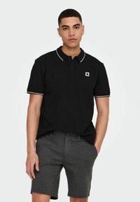 Only & Sons - ONSFLETCHER REG  NOOS - Poloshirt - black Miniatuurafbeelding 1