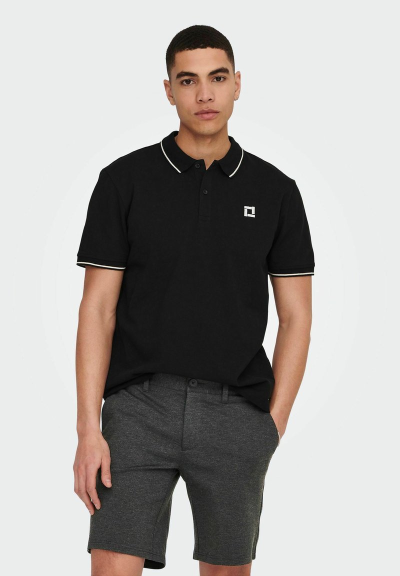 Only & Sons - ONSFLETCHER REG  NOOS - Poloshirt - black, Vergroten