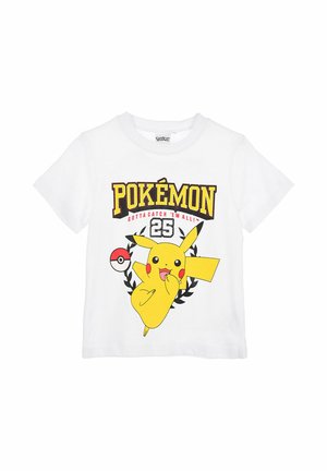 Pokemon, PIKACHU T-SHIRT KINDER JUNGEN UNISEX - Print T-shirt - weiß