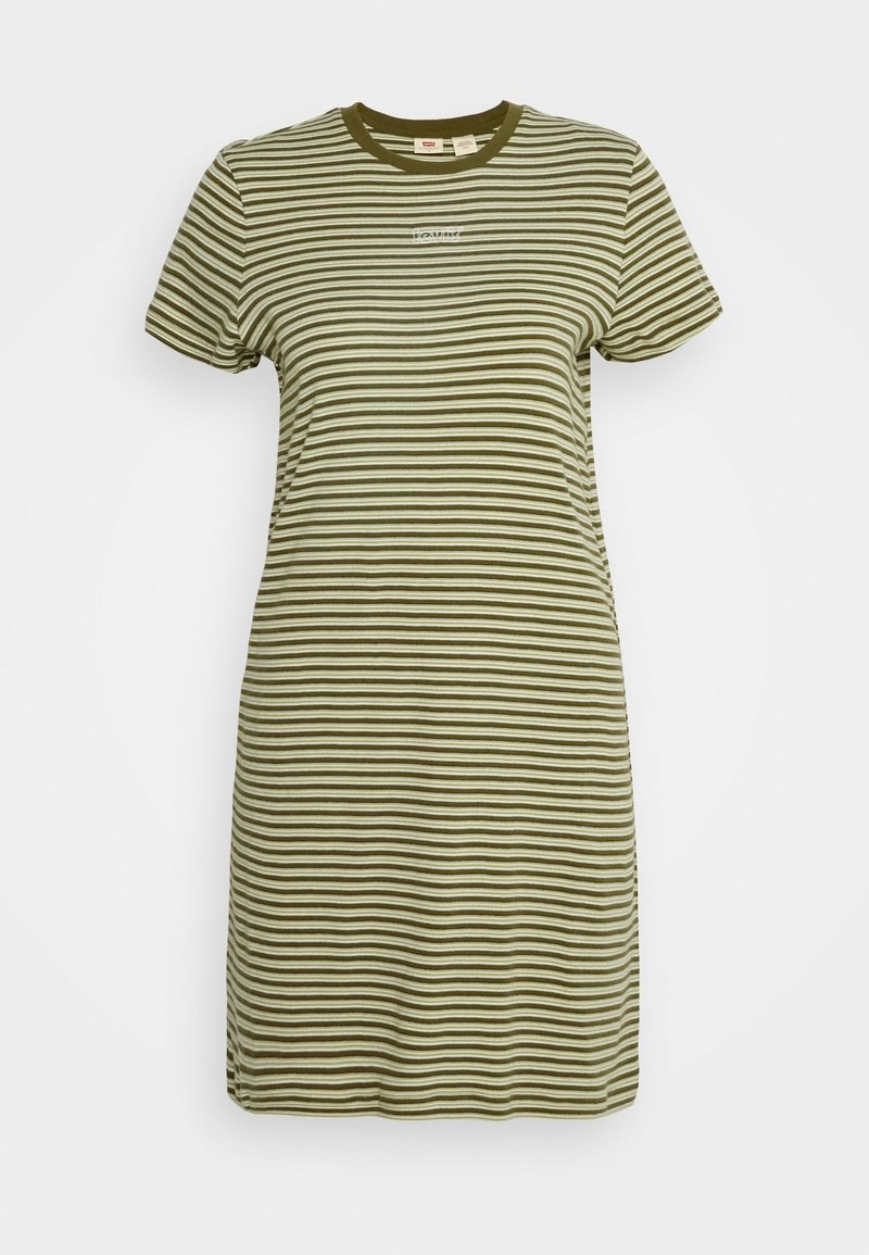 Levi's Jersey dress - dark green - (Pre-owned) - Zalando Levi's Jersey dress - dark green - (Pre-owned) - Zalando