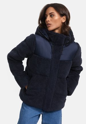 Marikoo, KAPUZENPLÜSCHJACKE KAGURAA 16 - Veste d'hiver - dark blue