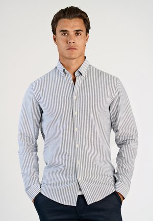 STRIPED SUPERFLEX OXFORD - Hemd - sea blue
