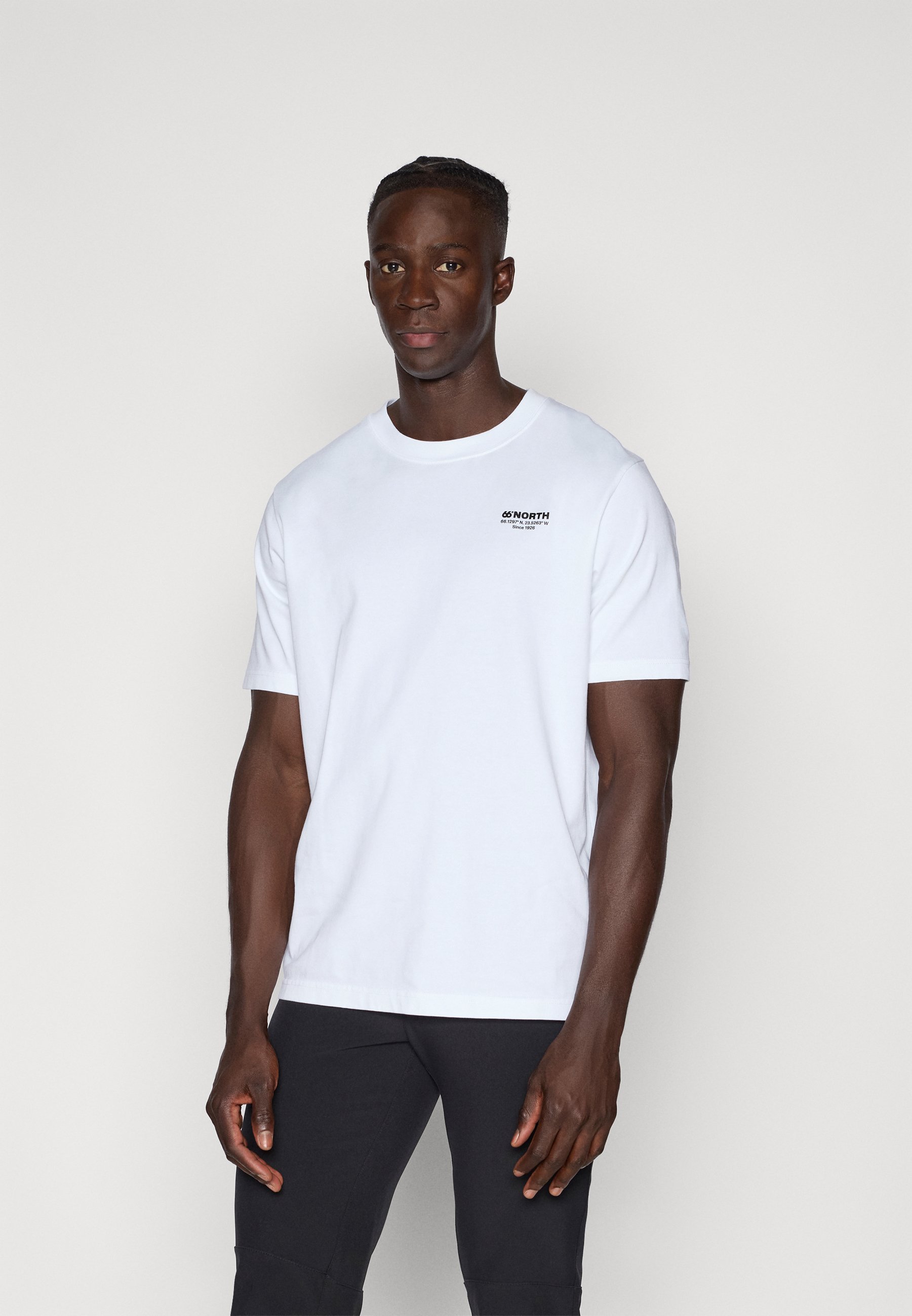66 North SINCE - Basic T-shirt - white - Zalando.ie