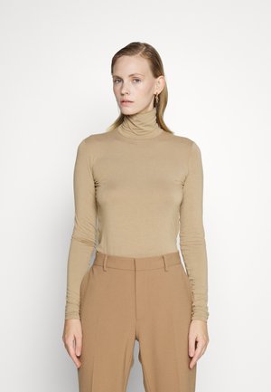 Langærmede T-shirts - cammello