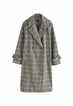LONG - Klasický kabát - brown check