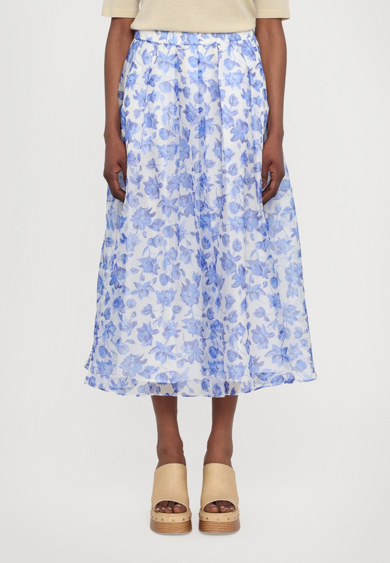 WEEKEND MaxMara MARCA - A-vonalú szoknya - cornflower blue