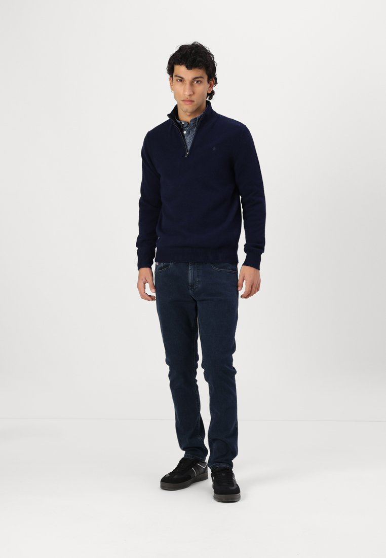 Hackett London HZIP - Jumper - midnight blue/dark blue - Zalando