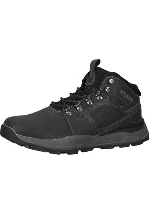 Lace-up ankle boots - schwarz
