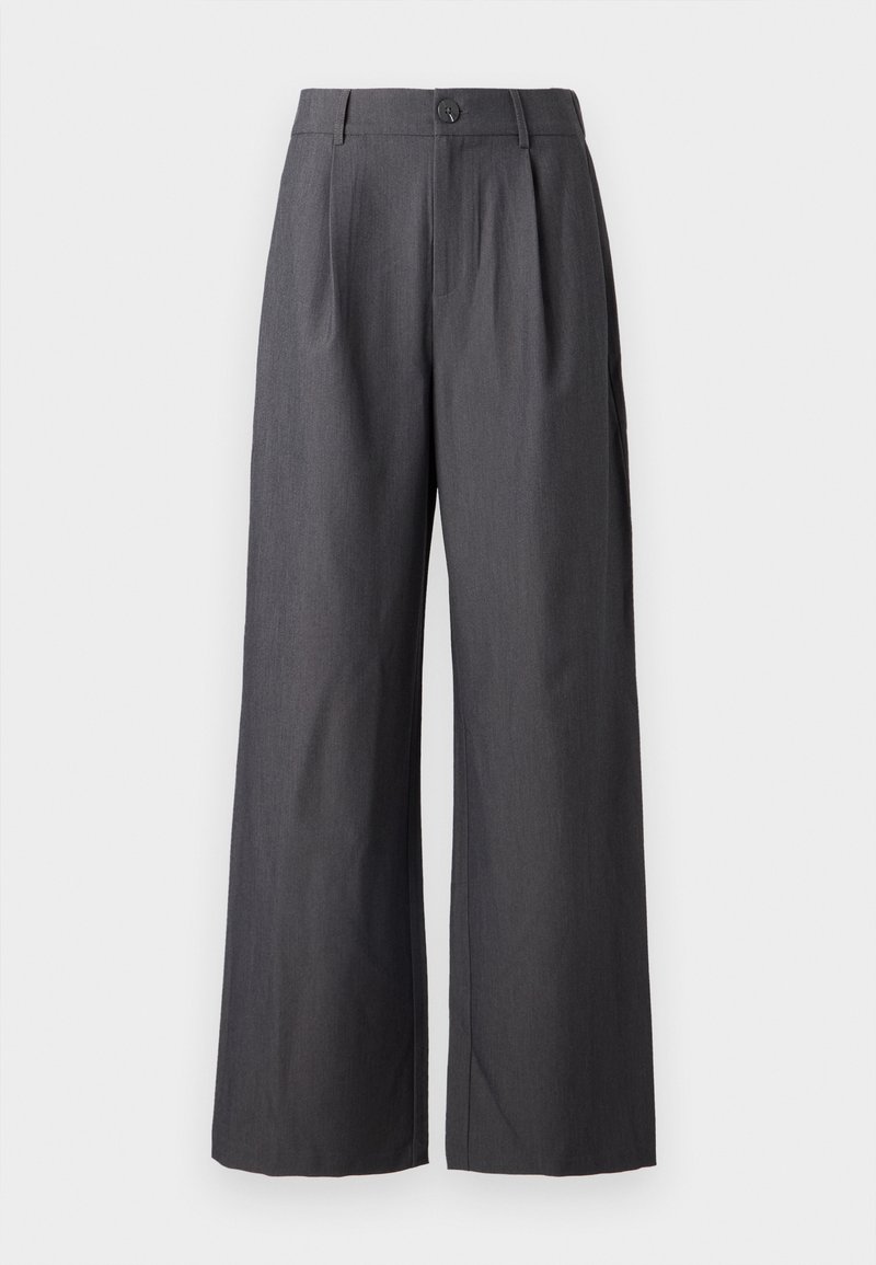 Vero Moda Broek donkergrijs gemêleerd