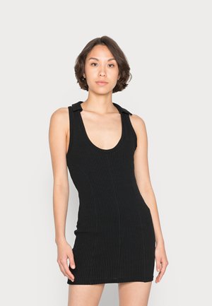 ANN MARIE HALTER COLLAR DRESS - Vestido de dia - black