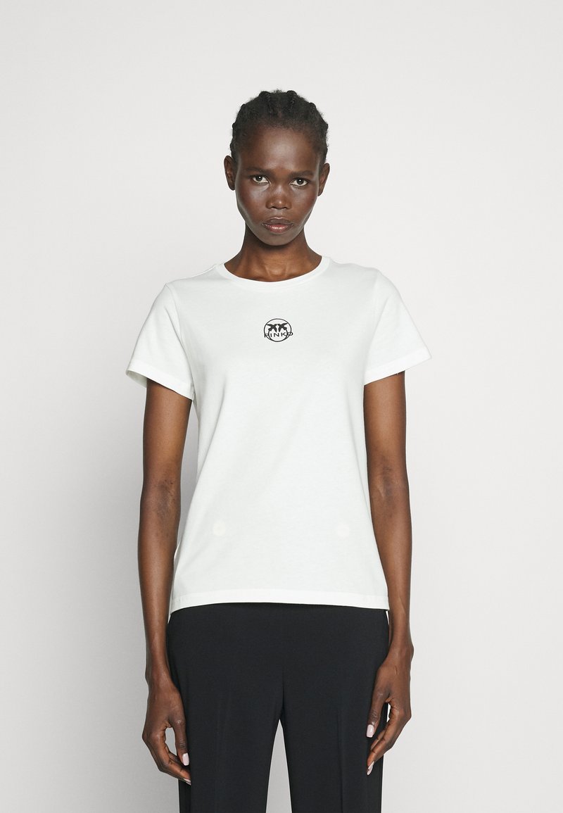 Pinko BUSSOLOTTO - Βασικό μπλουζάκι - silk white