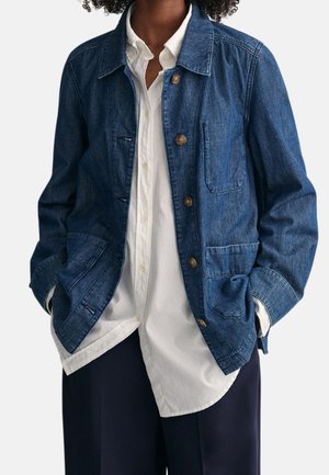 Giacca di jeans - dark-blue denim